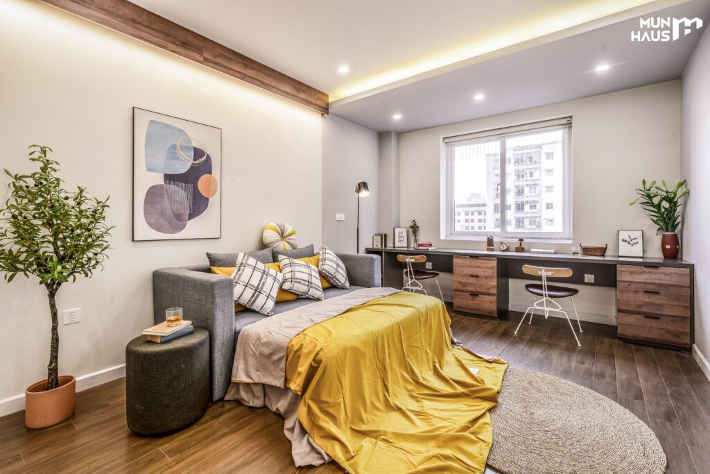 Thiết kế phòng ngủ hiện đại cho căn hộ chung cư
