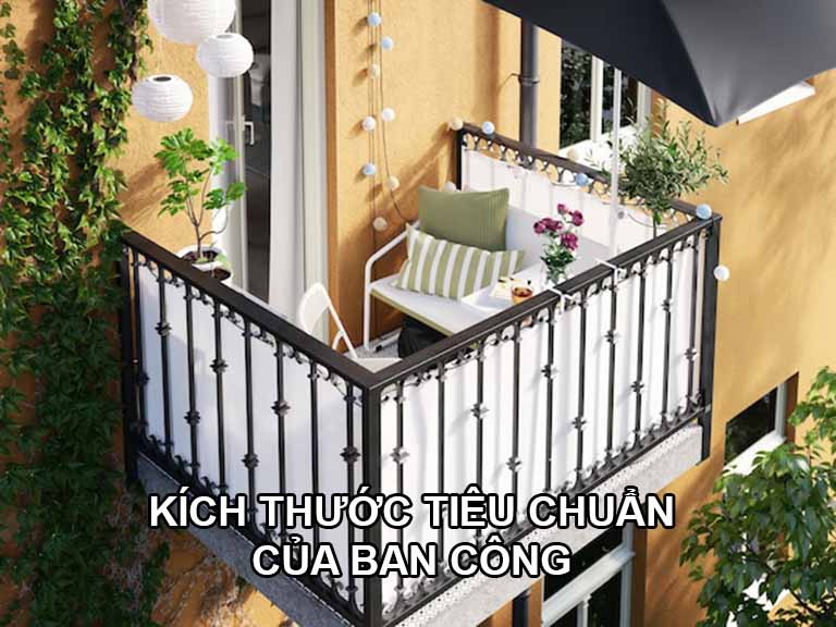 Kích thước ban công