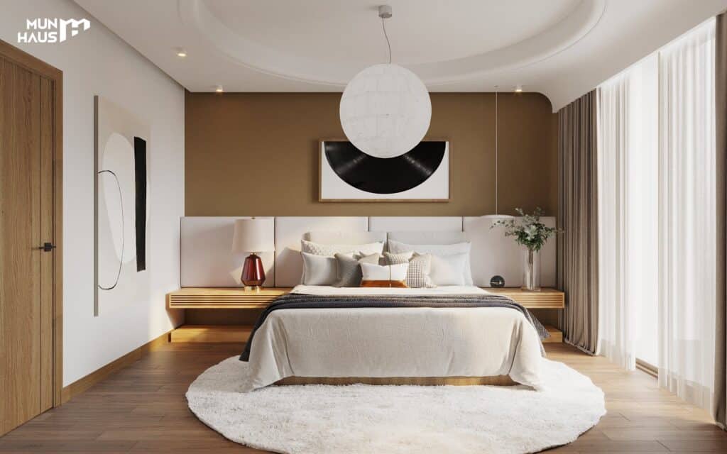Thiết kế phòng ngủ master Duplex Sunshine