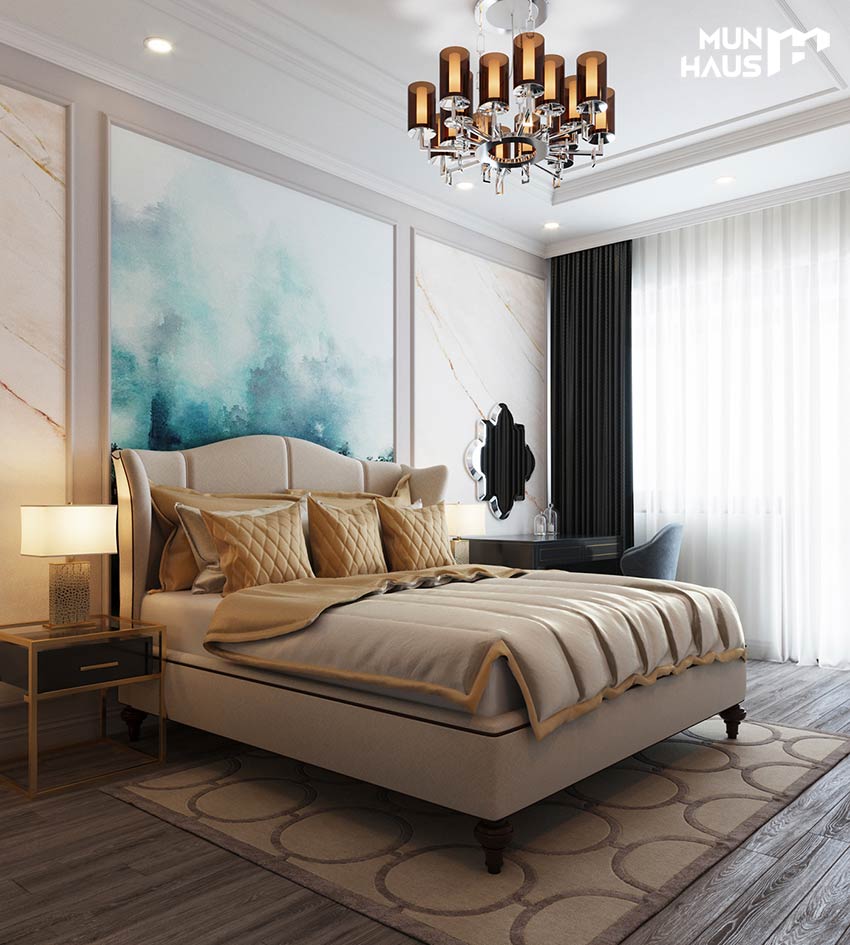 Thiết kế phòng ngủ master Luxury
