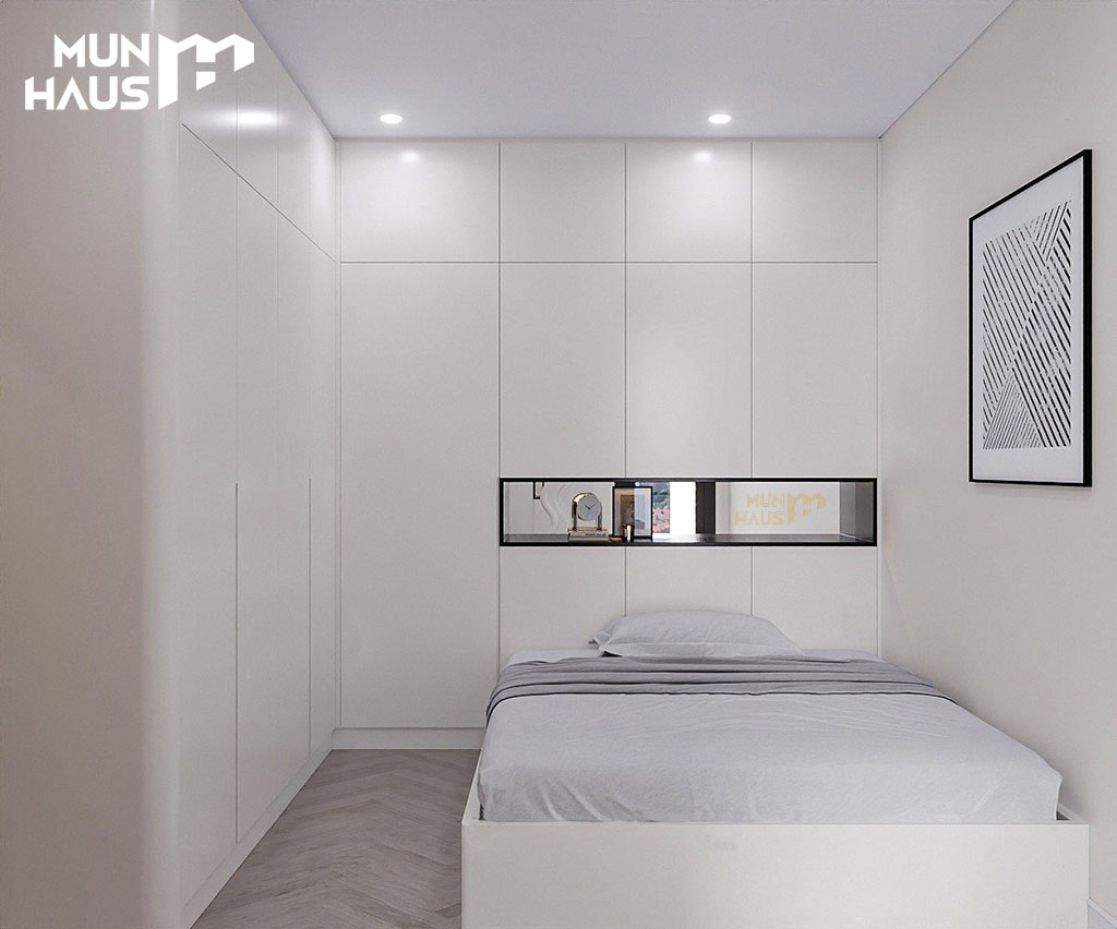 Thiết kế nội thất phòng ngủ tối giản