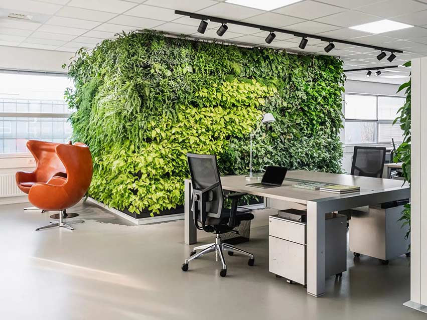Thiết kế văn phòng với kiến trúc xanh