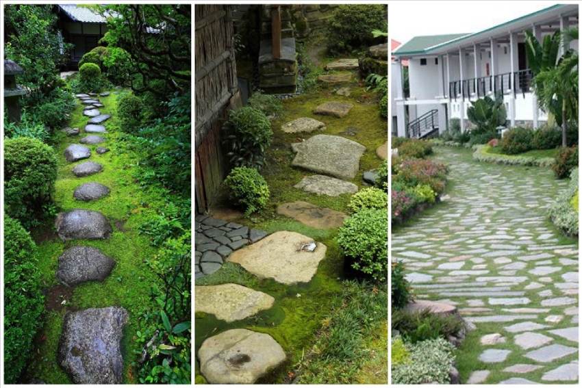 Những lối đi bằng đá trong vườn Nhật